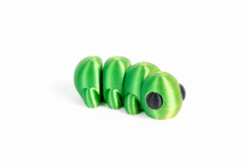 Caterpillar : Green Bug Insect 3D Printed Animal