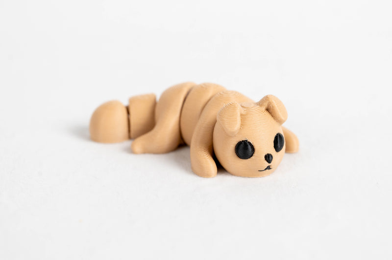 Dog : Brown Pet 3D Printed Animal