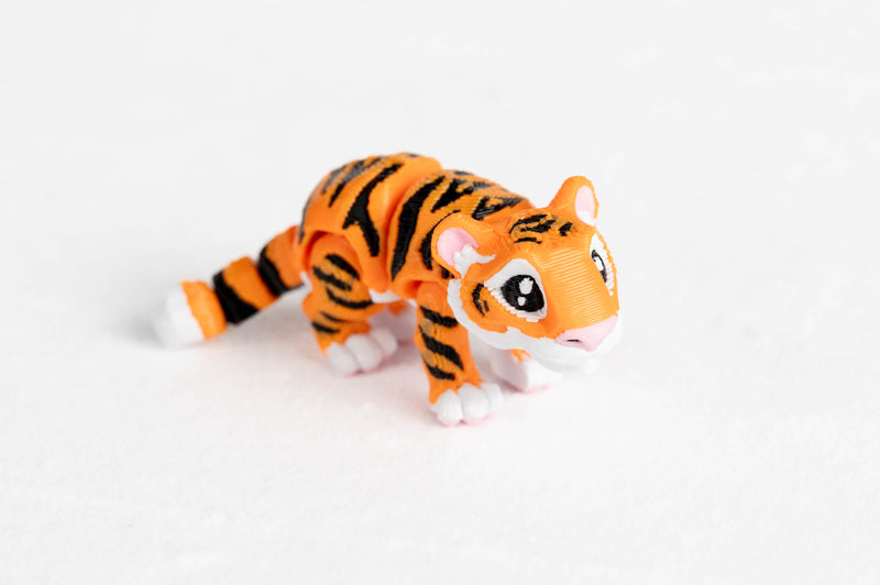 Tiger : Orange Cat 3D Printed Animal