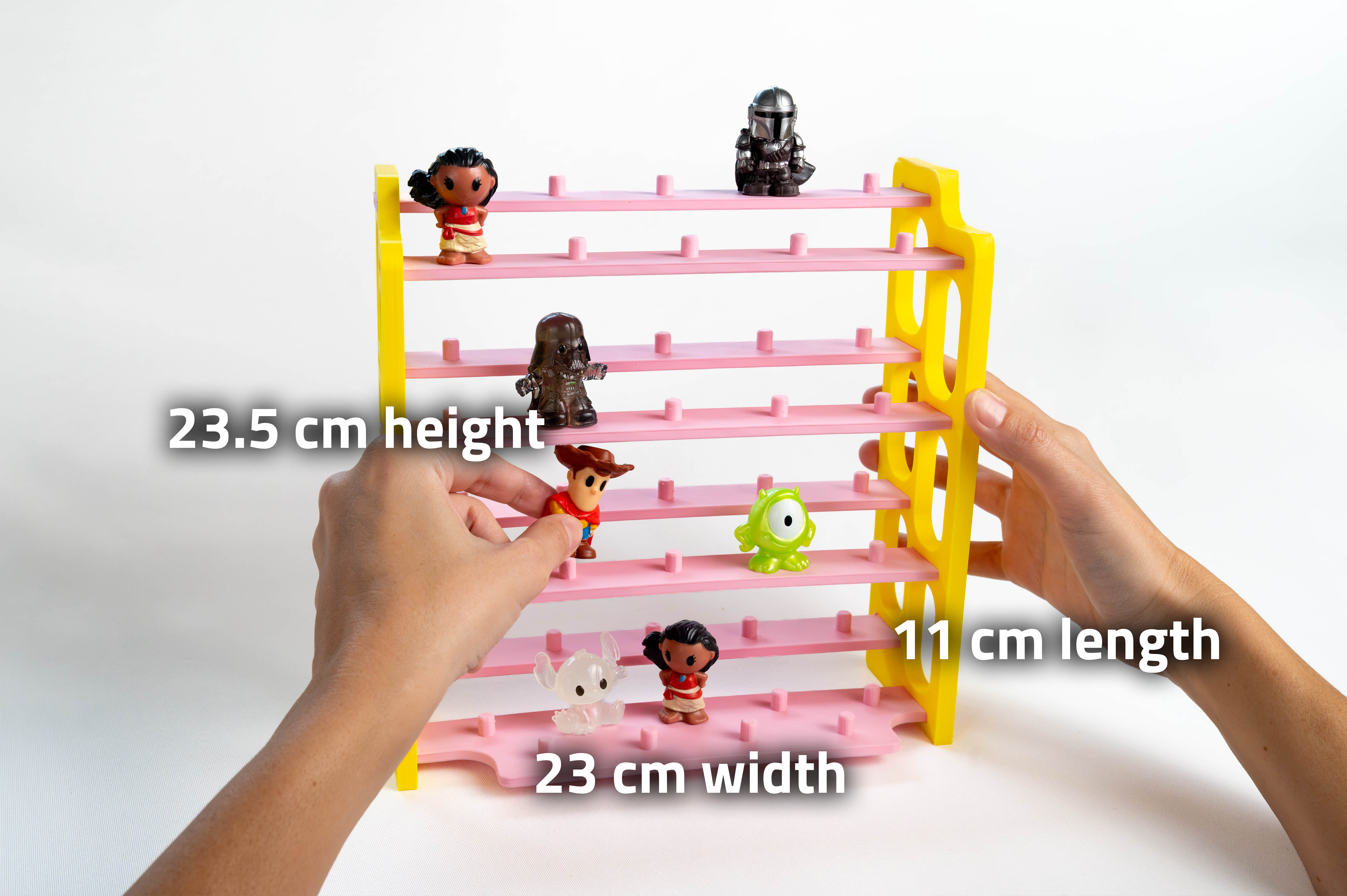 Ooshies display stand size
