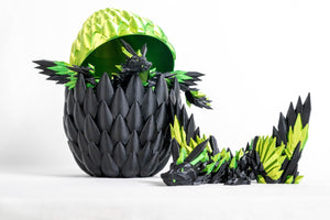 Premium Emerald / Mini dragon in a large egg