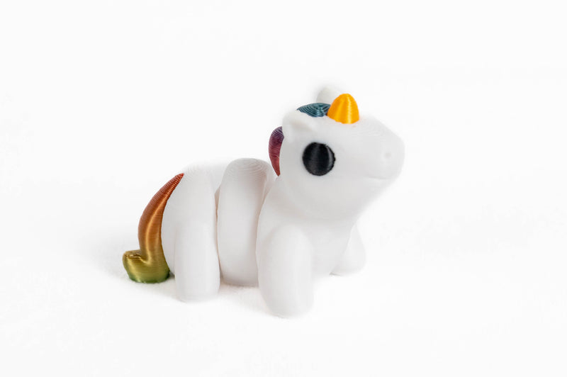 Unicorn : Rainbow Fantasy 3D Printed Animal