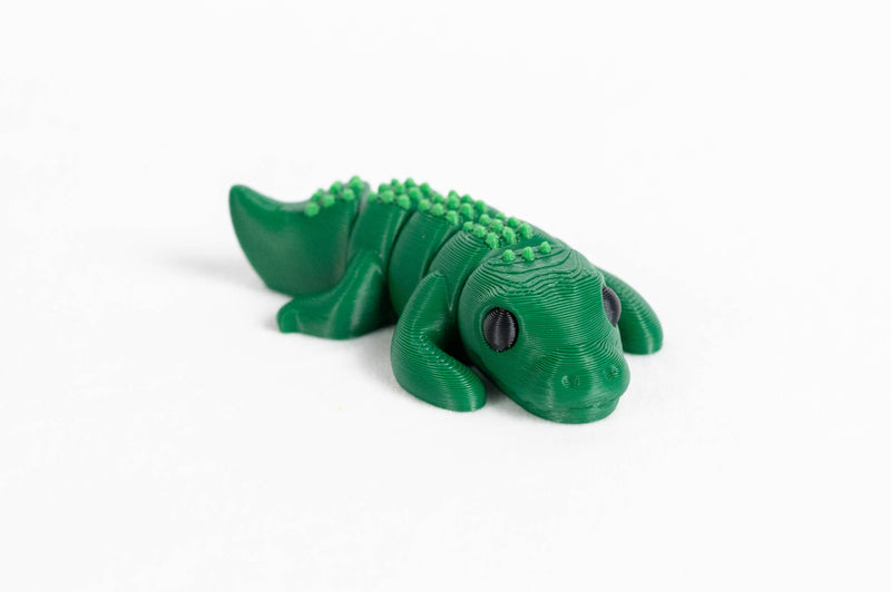 Crocodile : Green Water Reptile Lizard 3D Printed Animal