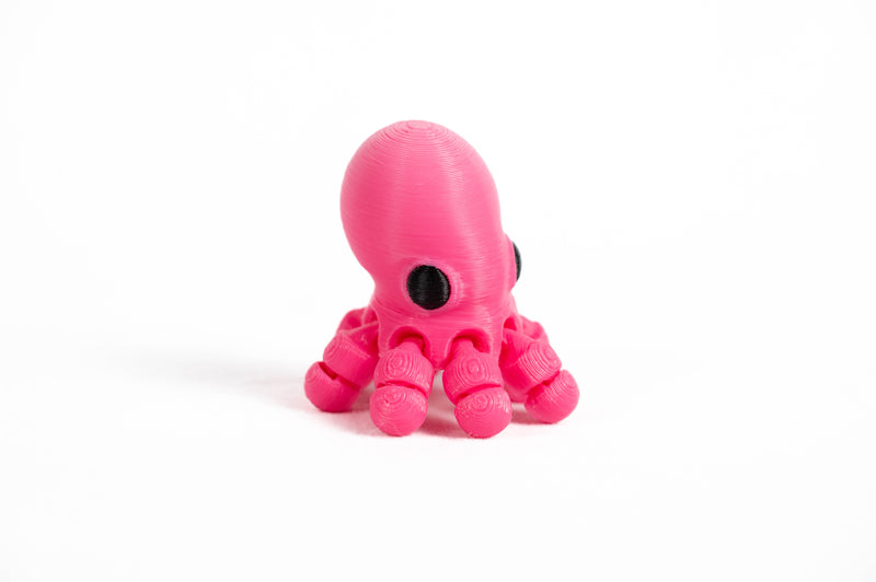 Octopus : Pink Sea Ocean Cephalopod 3D Printed Animal