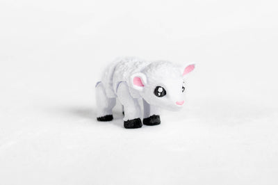 Sheep :  White Lamb Farm 3D Printed Animal