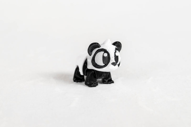 Panda : Giant Panda Black White Chinese Forest 3D Printed Animal