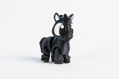 Black Horse : Mammal 3D Printed Animal