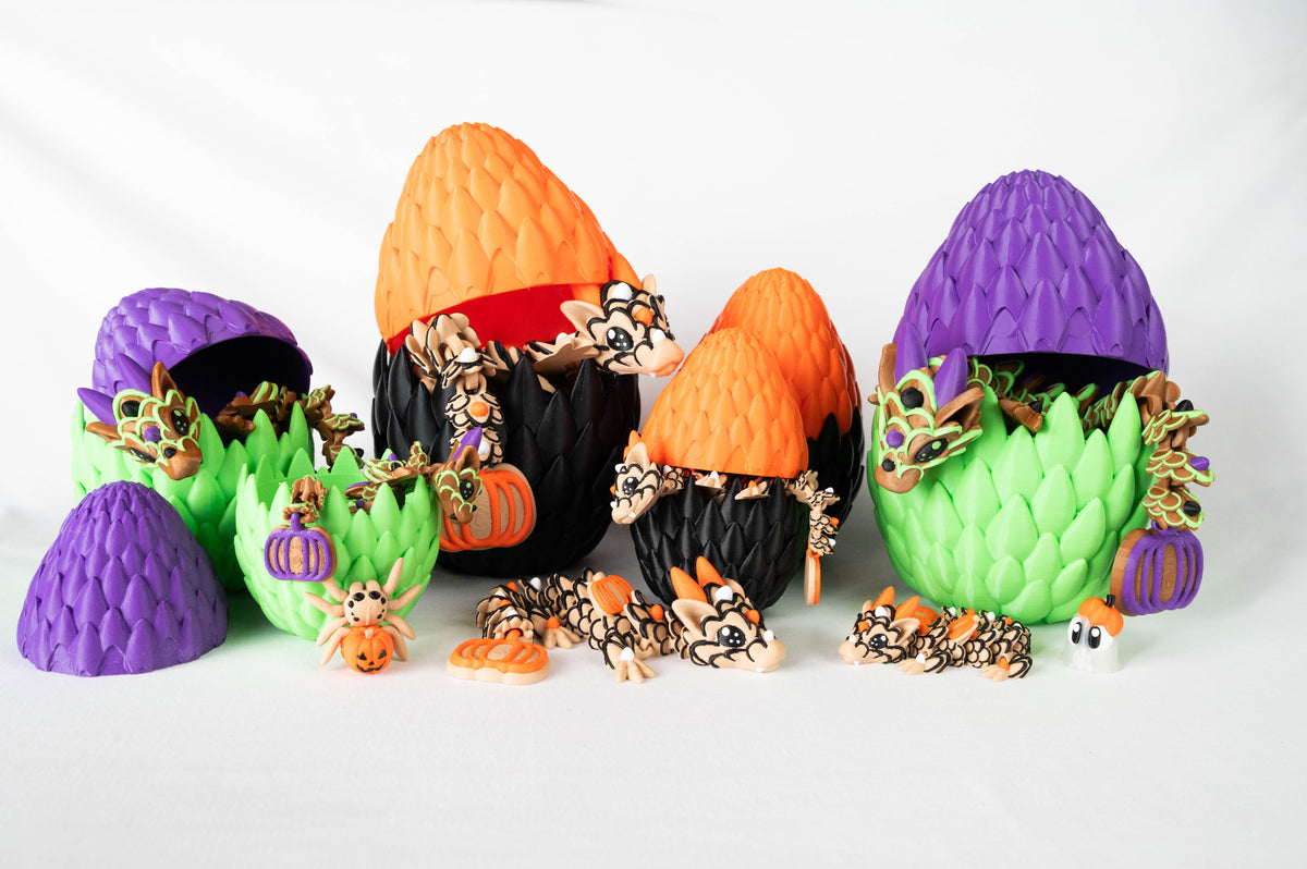 3d printed dragons halloween theme