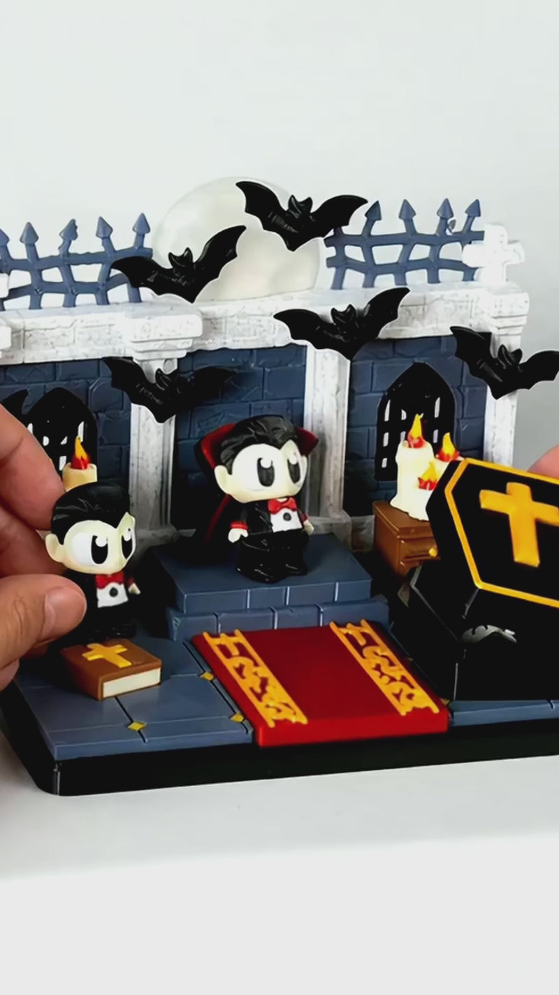 vampire castle fidget toy set