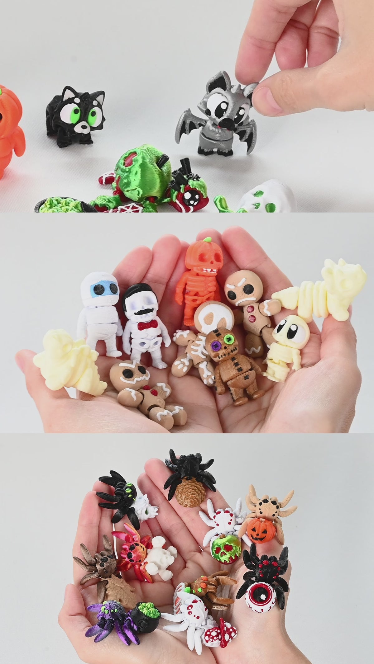 Load video: split view of boo basket
